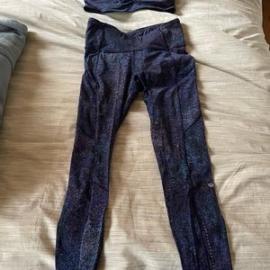 Galaxy leggings with pockets